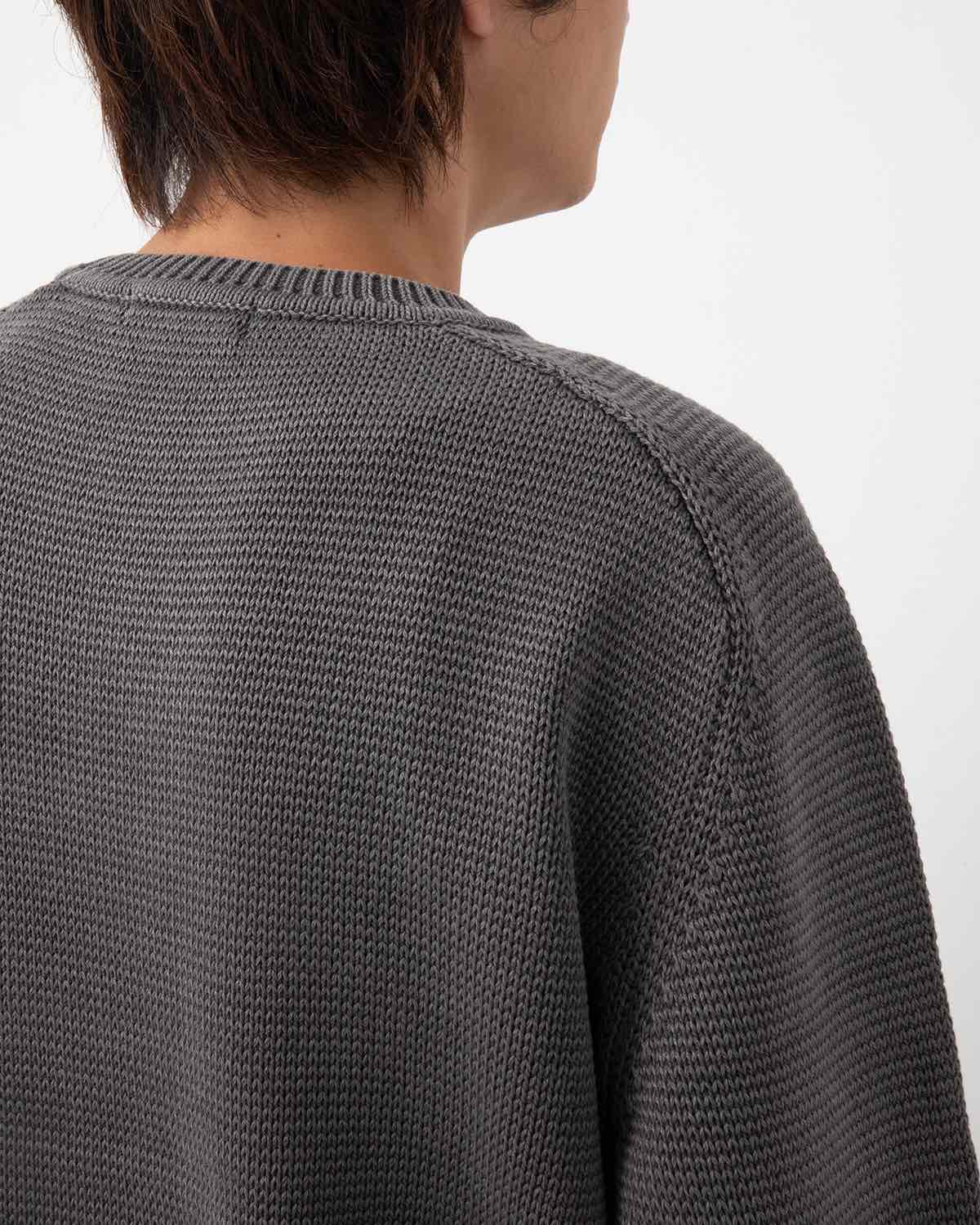 WORKER PULLOVER SWEATER COTTON YARN