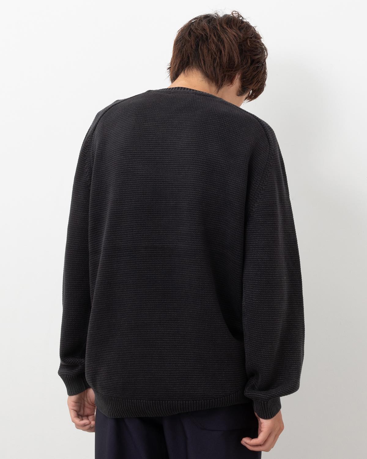 WORKER PULLOVER SWEATER COTTON YARN