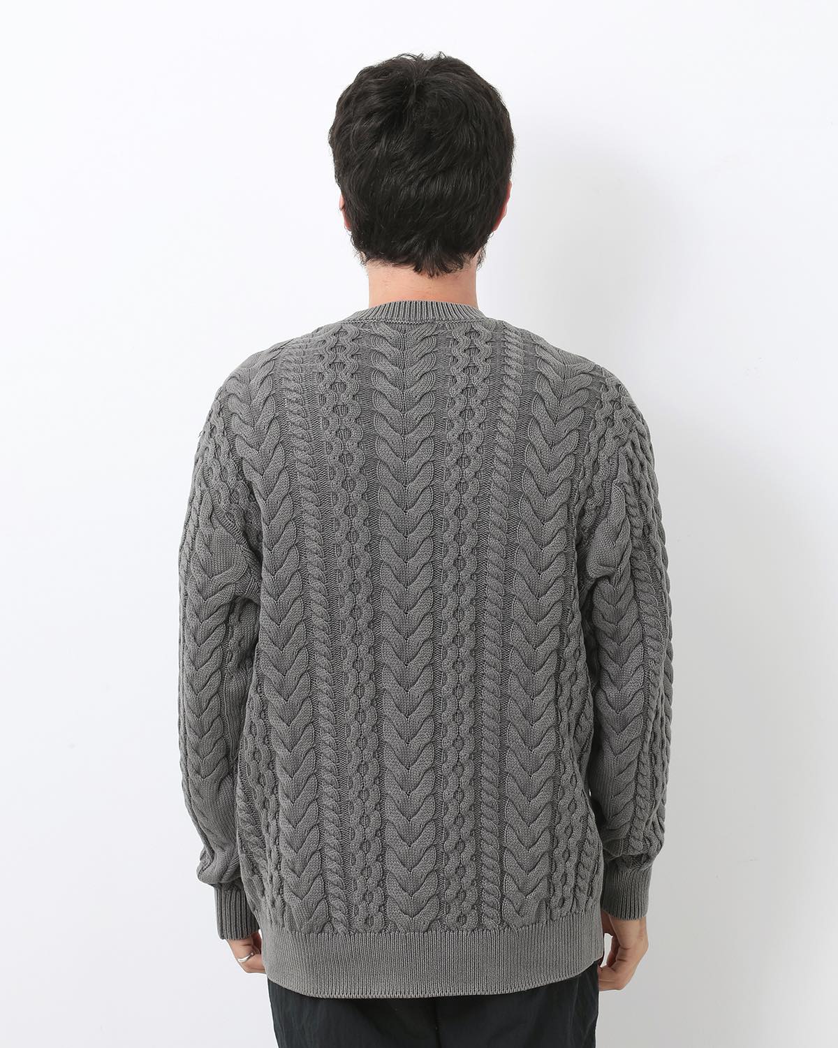 MARINER  PULLOVER ARAN SWEATER COTTON YARN