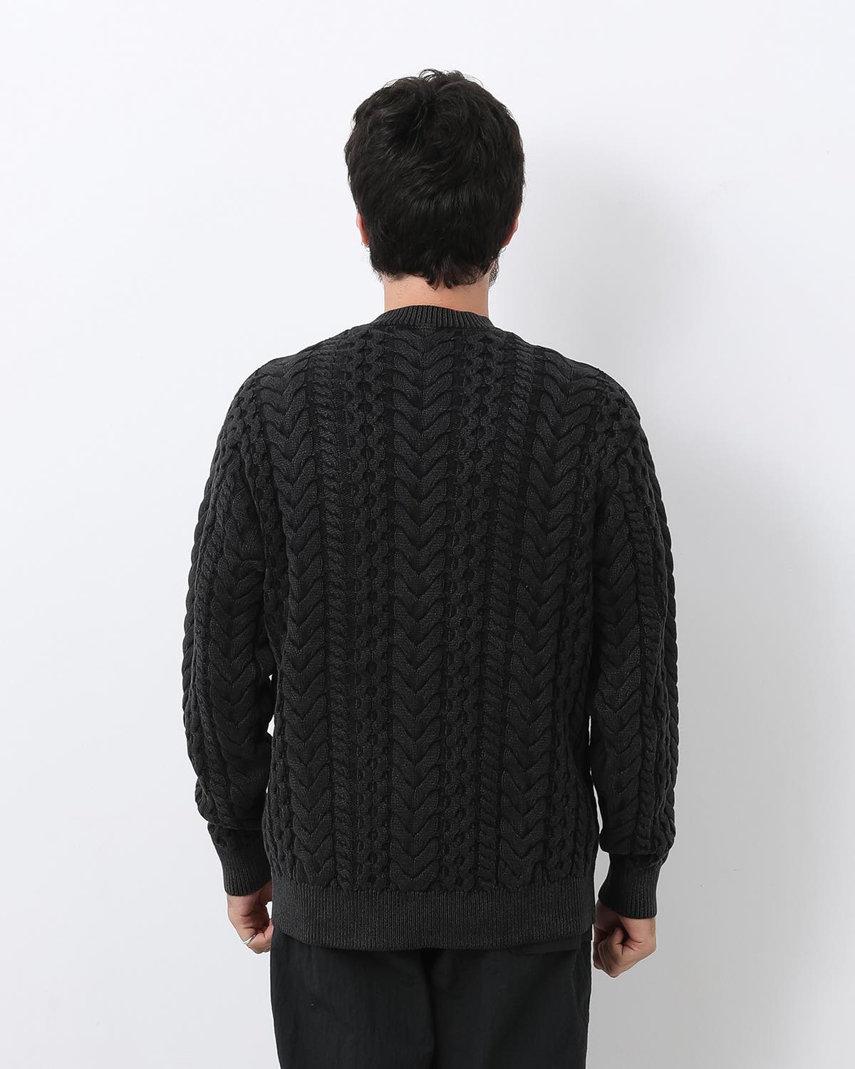 MARINER  PULLOVER ARAN SWEATER COTTON YARN