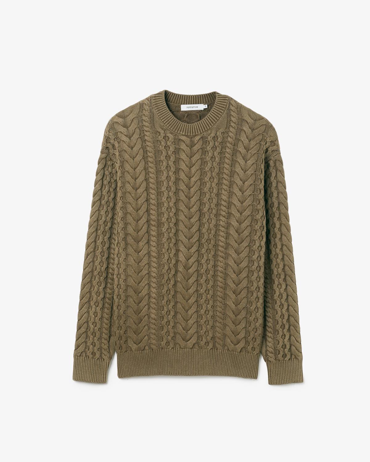 MARINER  PULLOVER ARAN SWEATER COTTON YARN