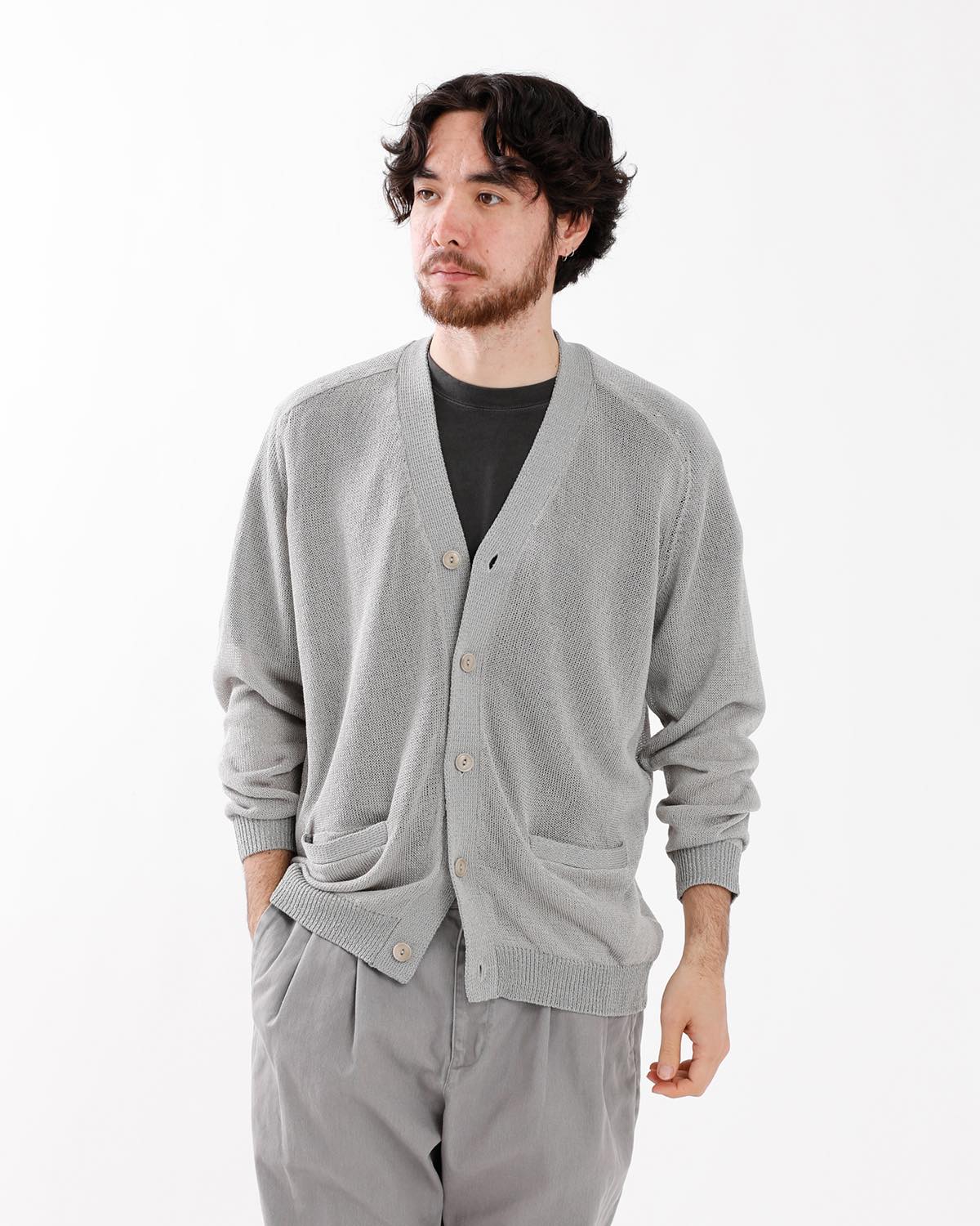 VOYAGER CARDIGAN T/P/P/S YARN