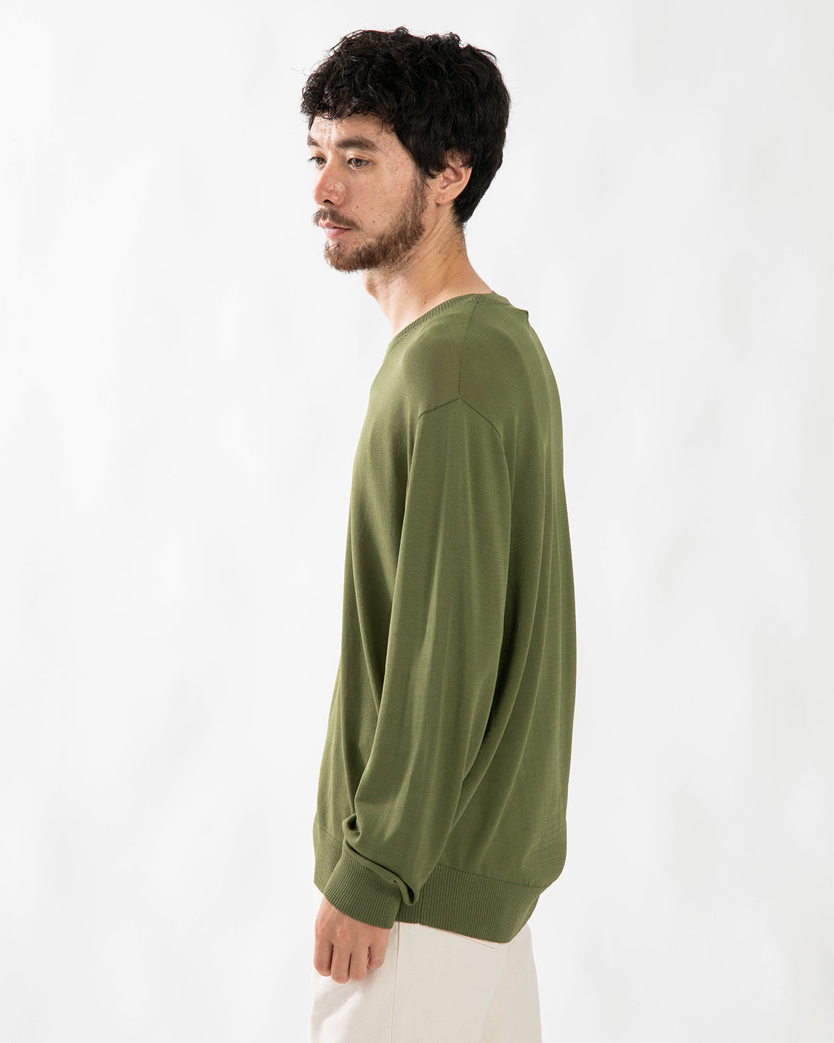 OFFICER CREW SWEATER RAYON NYLON YARN