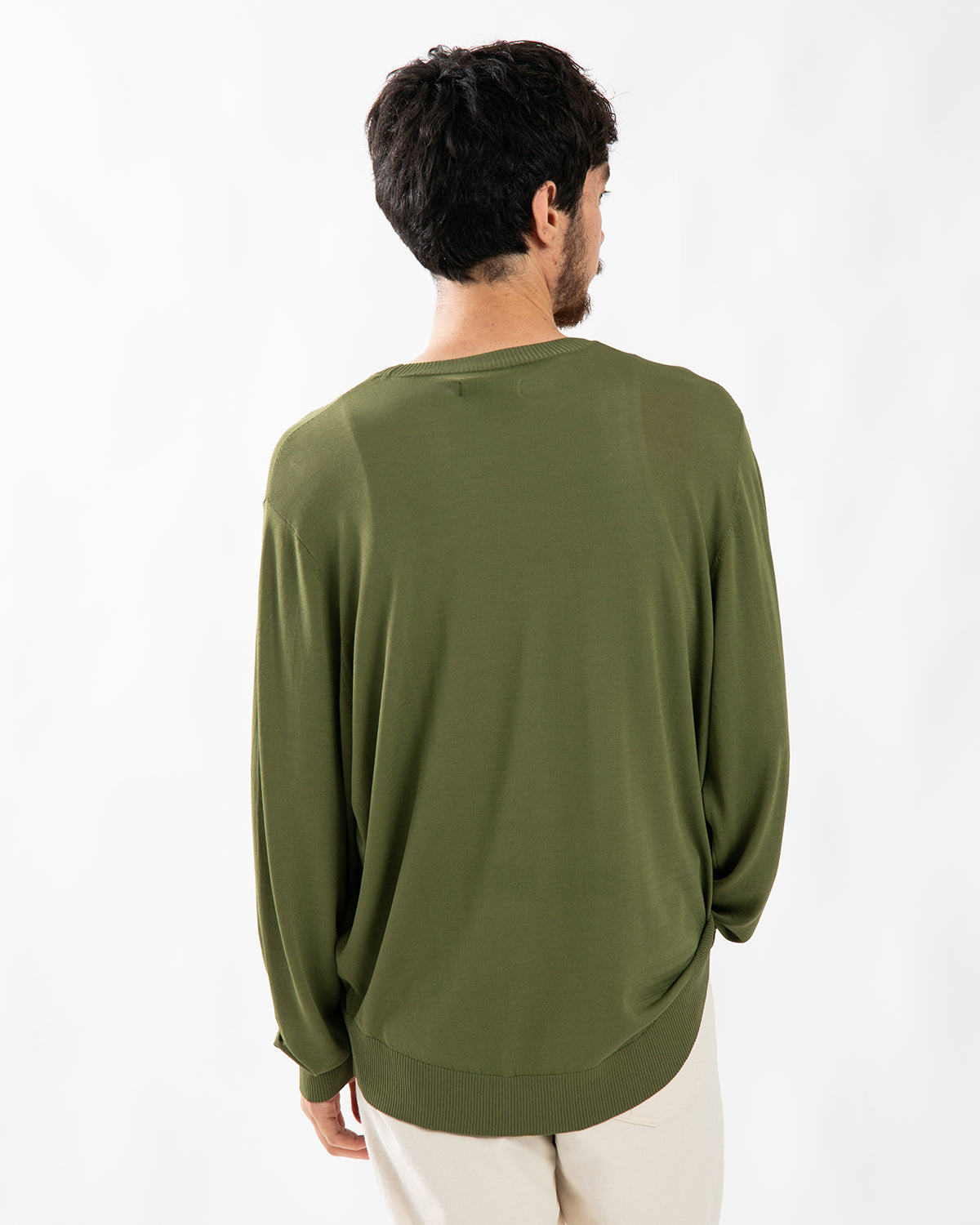 OFFICER CREW SWEATER RAYON NYLON YARN
