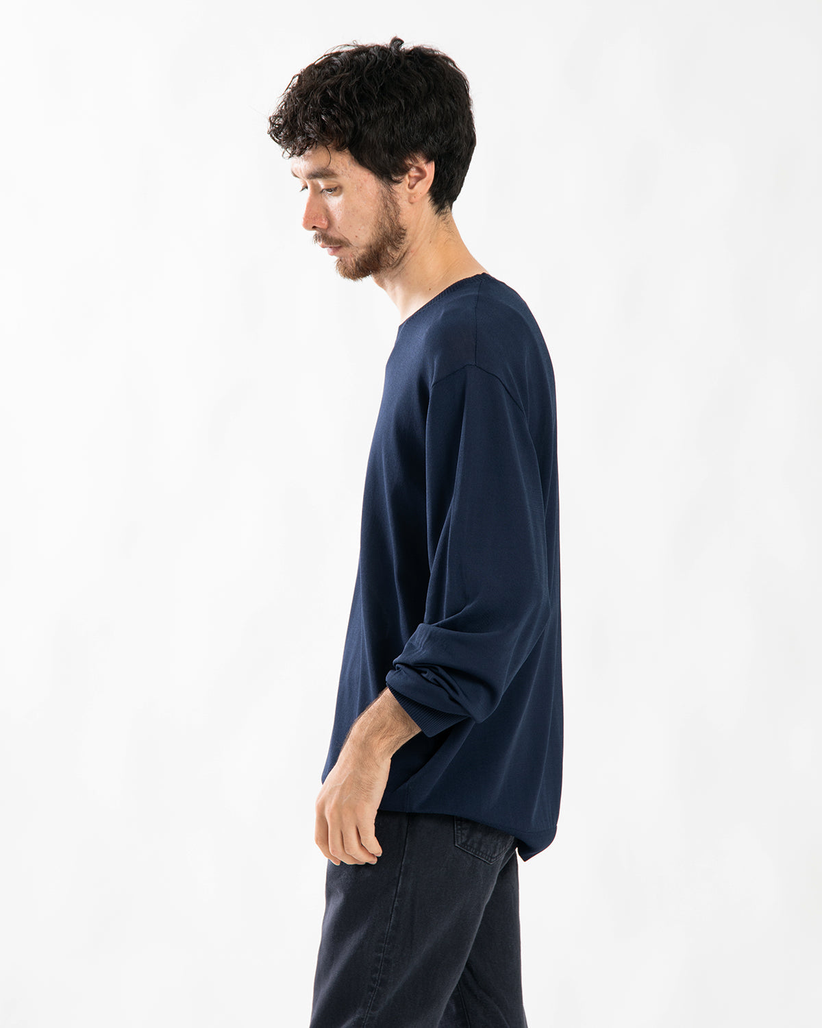 OFFICER CREW SWEATER RAYON NYLON YARN