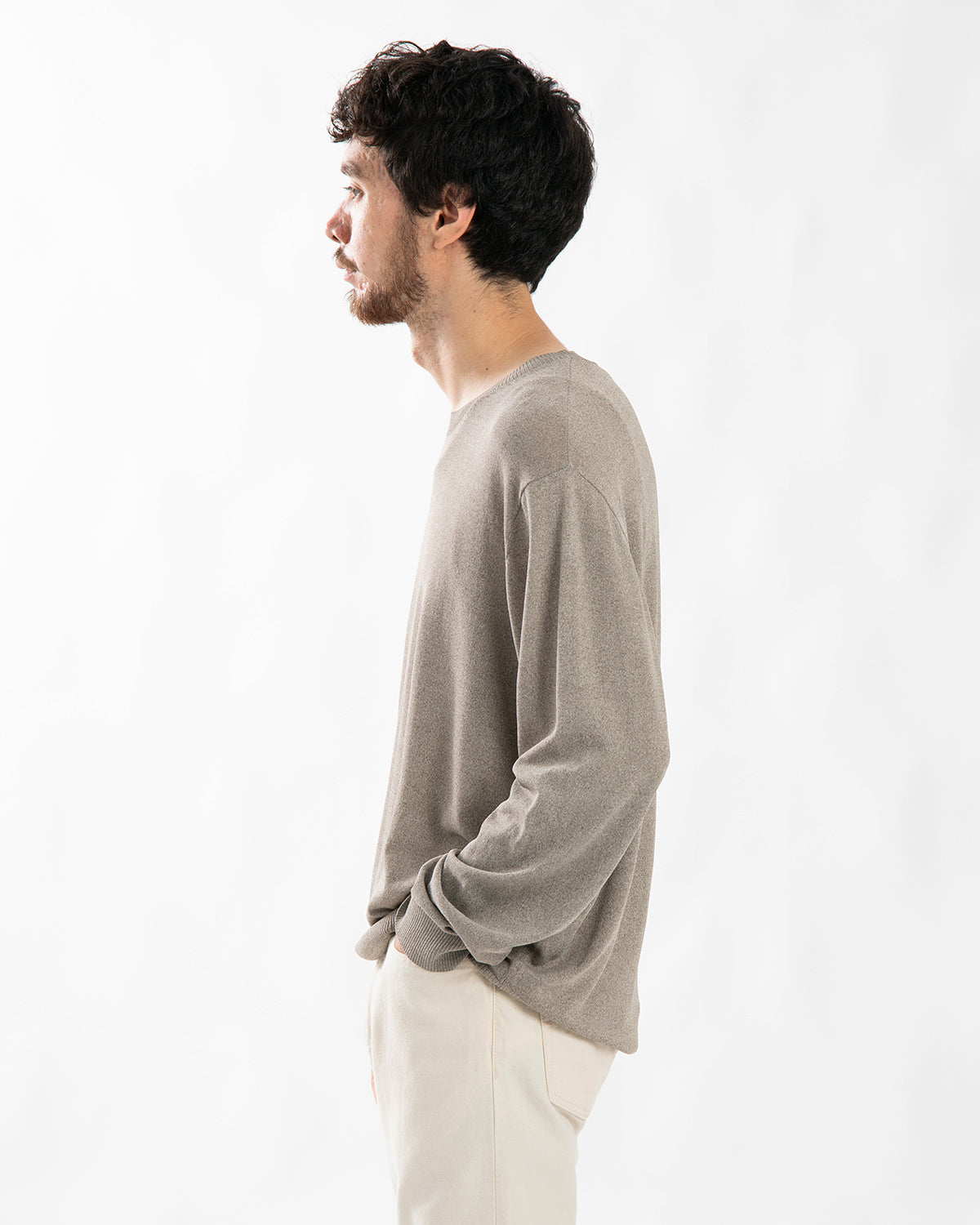 OFFICER CREW SWEATER RAYON NYLON YARN