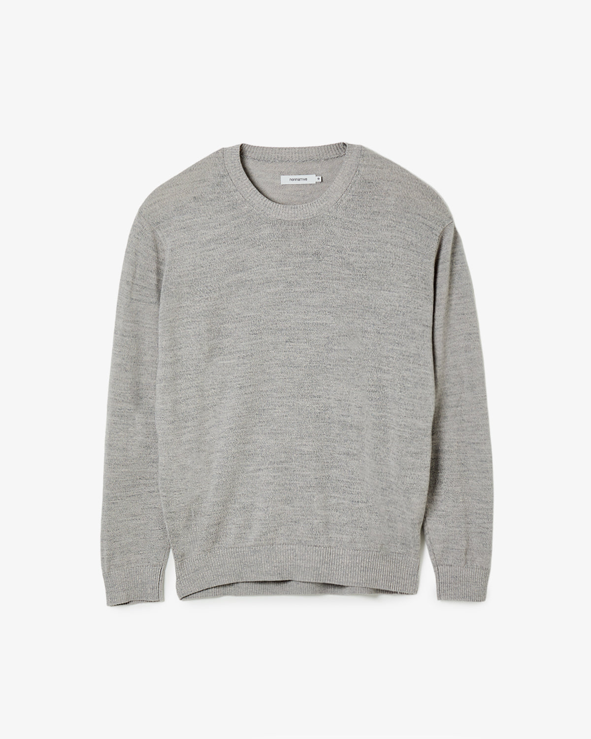 OFFICER CREW SWEATER WOOL LINEN YARN