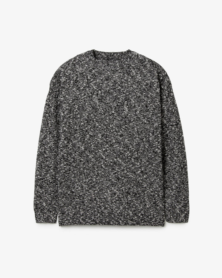 MARINER CREW SWEATER WOOL COTTON SLUB YARN