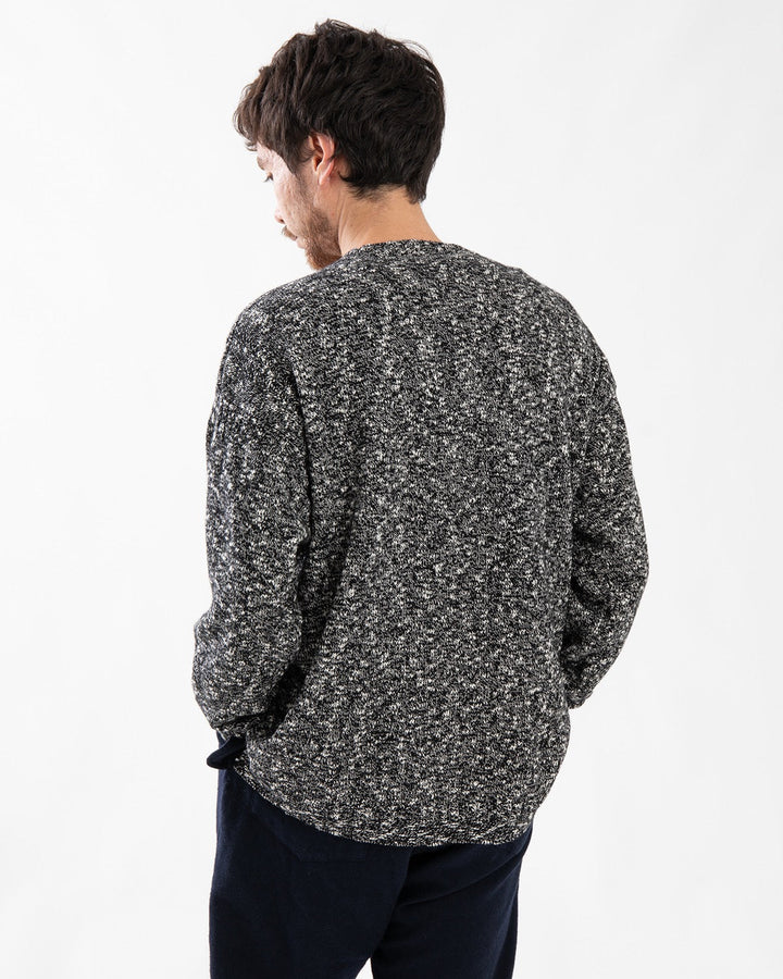 MARINER CREW SWEATER WOOL COTTON SLUB YARN