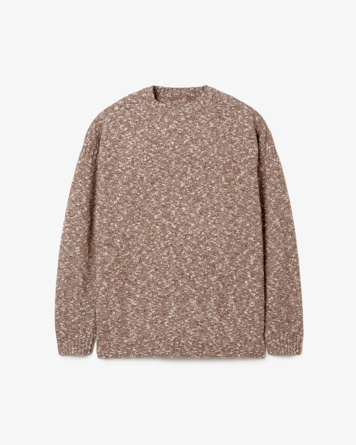 MARINER CREW SWEATER WOOL COTTON SLUB YARN