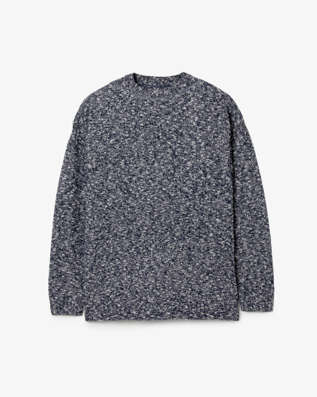 MARINER CREW SWEATER WOOL COTTON SLUB YARN