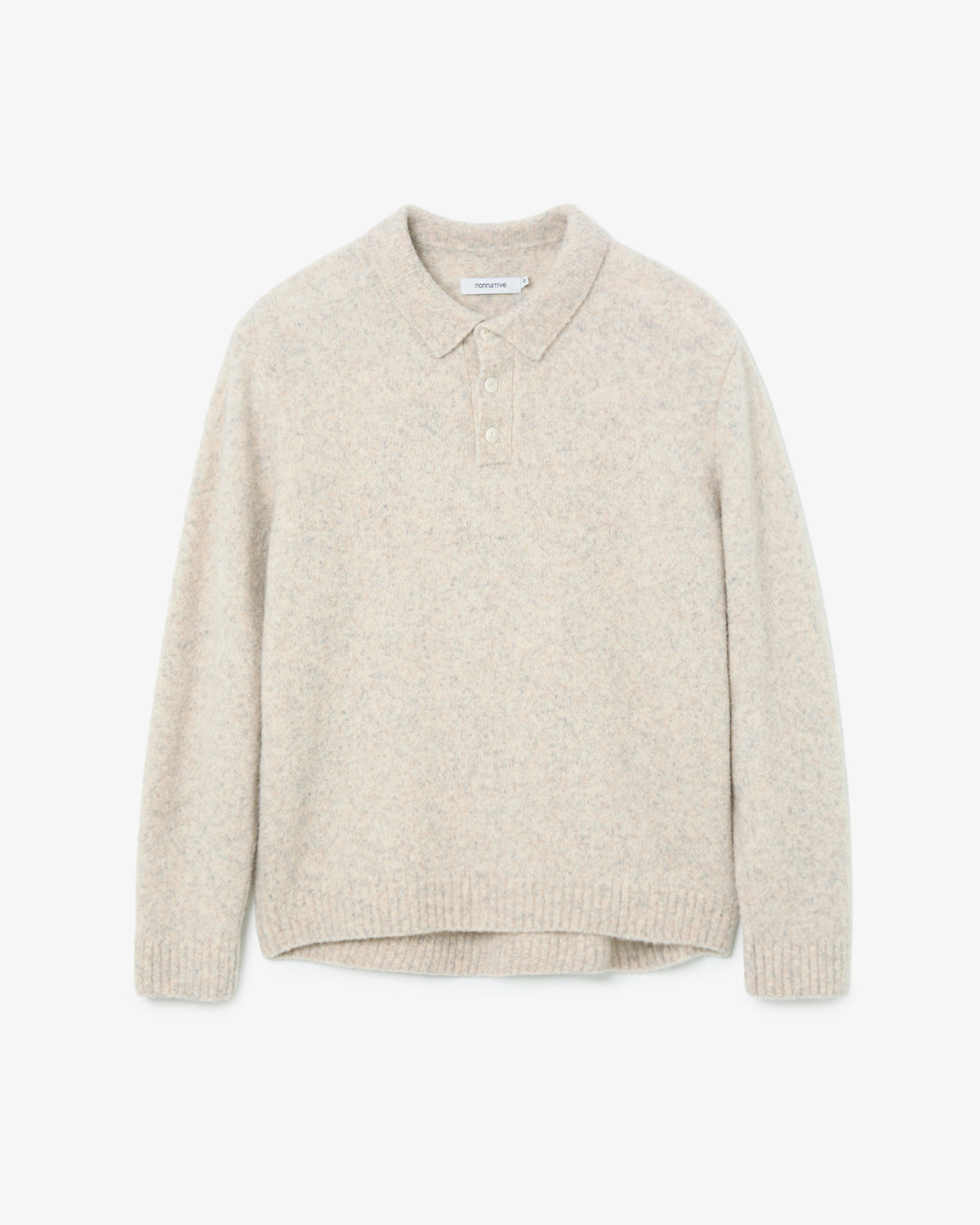 HIKER POLO SWEATER WOOL BOUCLE KNIT