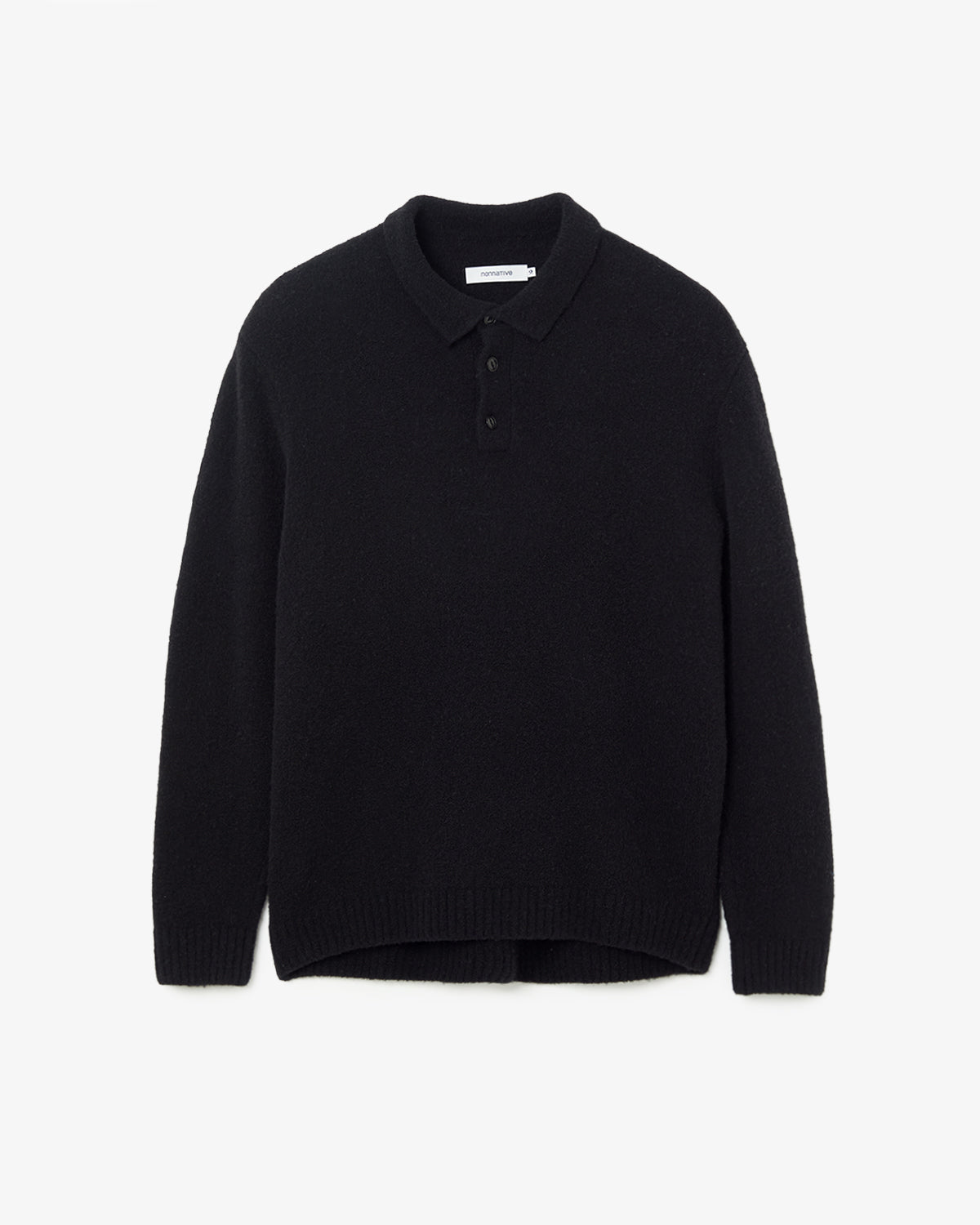 HIKER POLO SWEATER WOOL BOUCLE KNIT