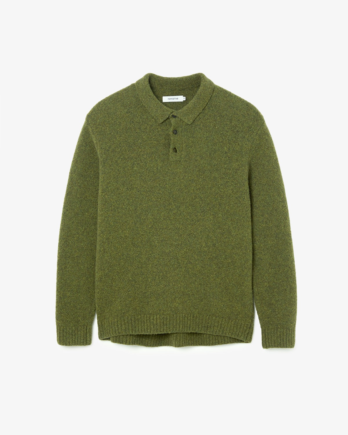 HIKER POLO SWEATER WOOL BOUCLE KNIT