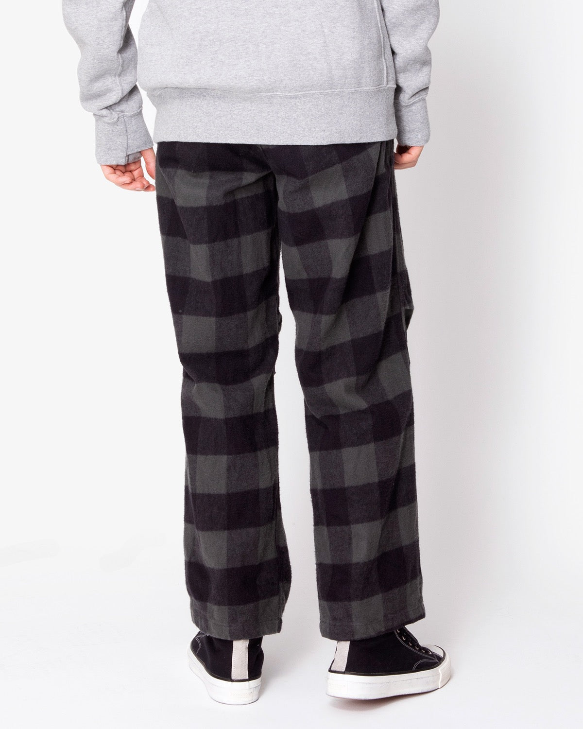 ALPINIST EASY PANTS COTTON FLANNEL BLOCK CHECK