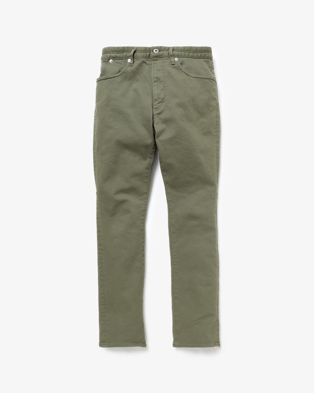 DWELLER 5P JEANS 01 COTTON DRILL TWILL STRETCH