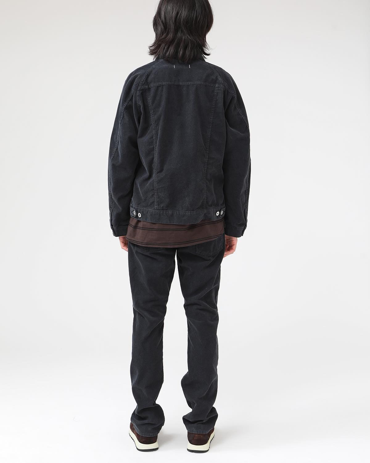 DWELLER 5P JEANS 01 COTTON CORD SULFUR DYE