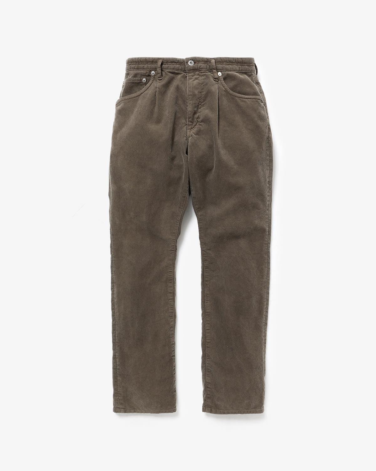 DWELLER 5P JEANS 03 COTTON CORD SULFUR DYE