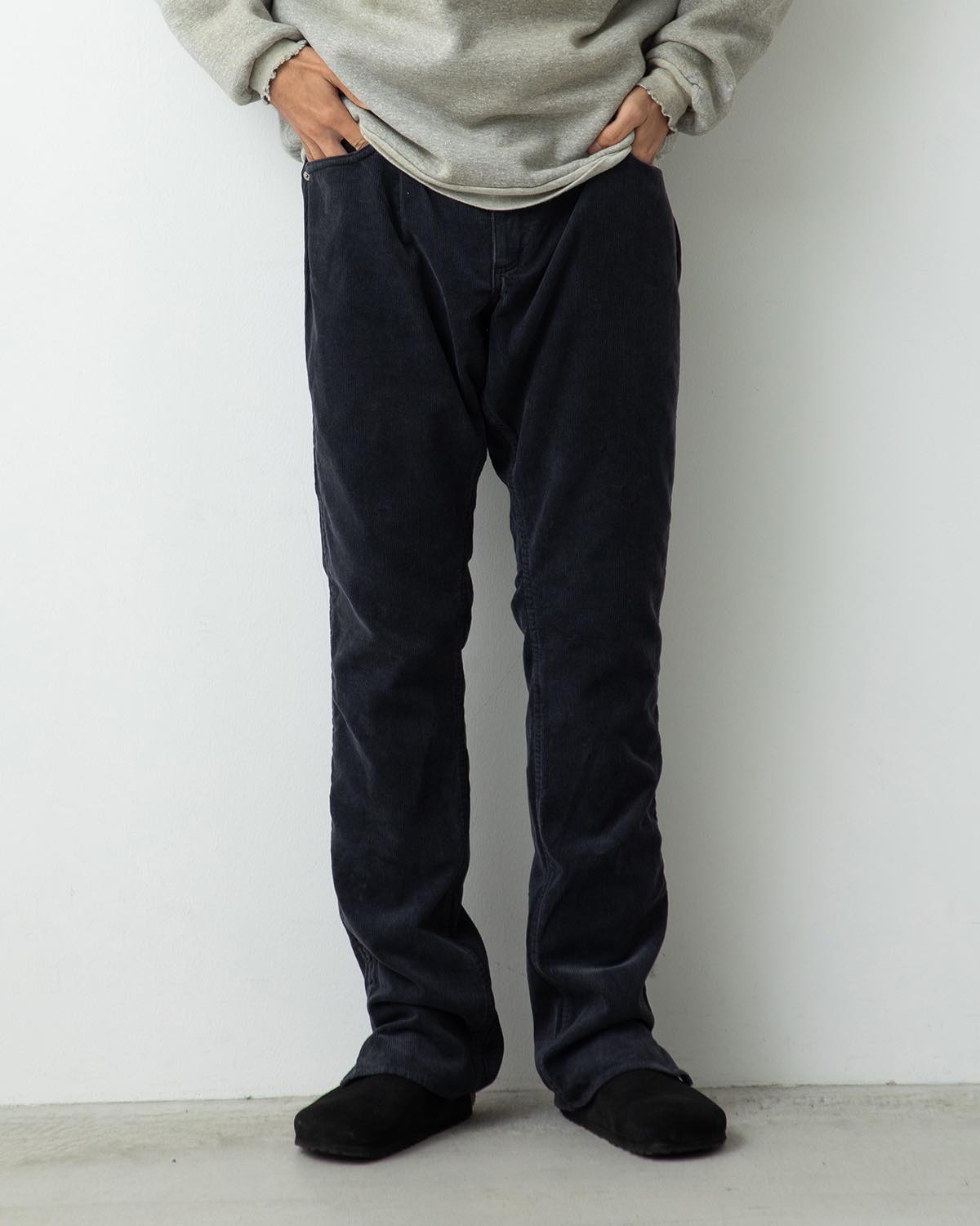 DWELLER 2WAY 5P JEANS 03 COTTON CORD SULFUR DYE