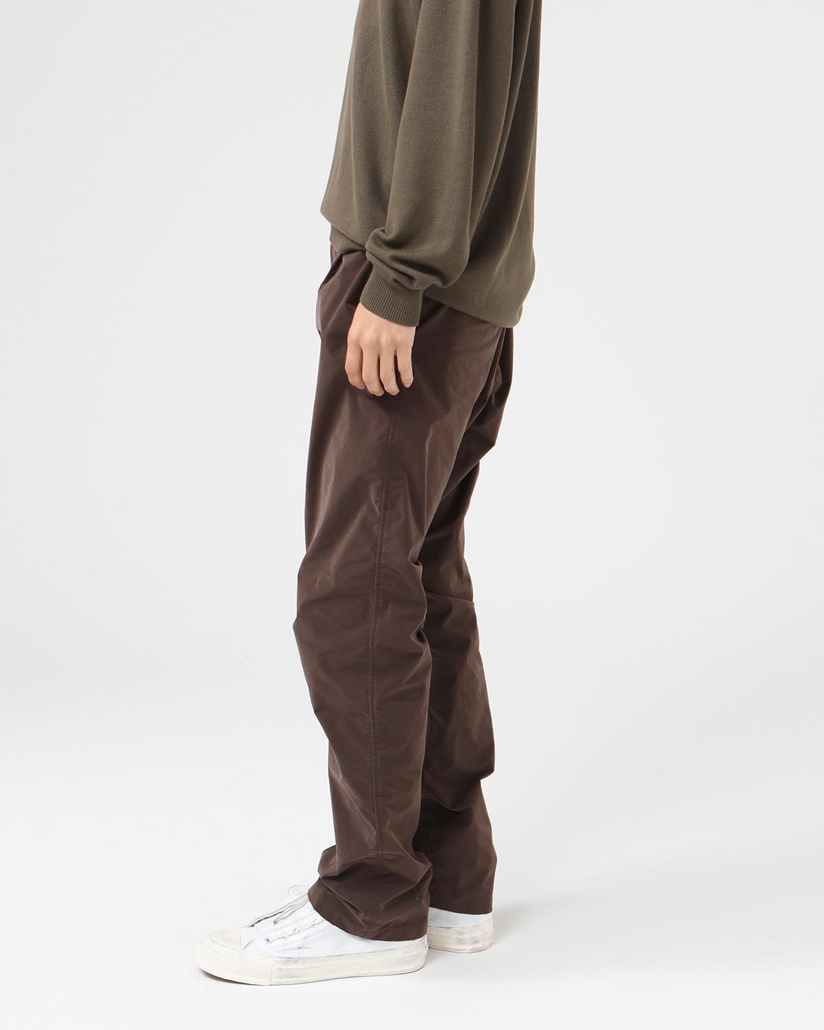 DWELLER CHINO TROUSERS P/N SPLITTING TAFFETA