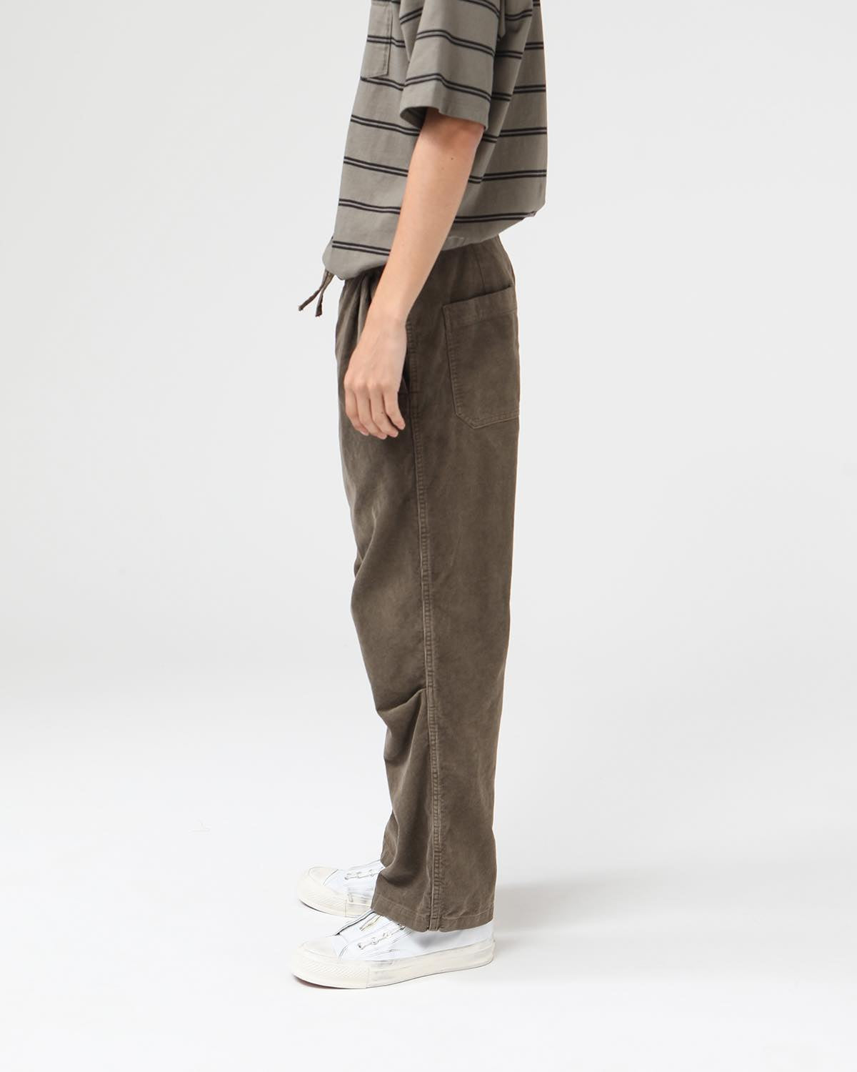 VOYAGER EASY PANTS COTTON CORD SULFUR DYE