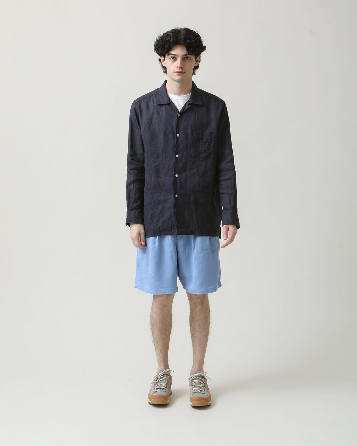 OFFICER CHINO SHORTS Li/Ac TWILL