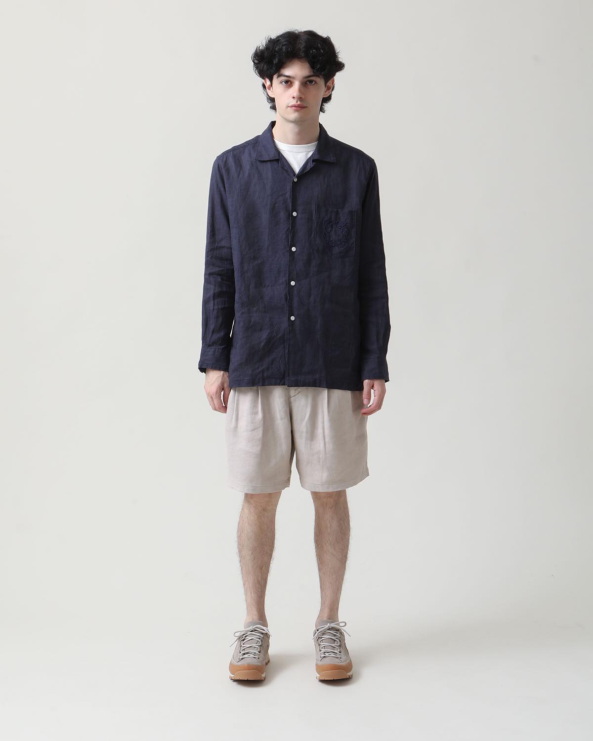 OFFICER CHINO SHORTS Li/Ac TWILL
