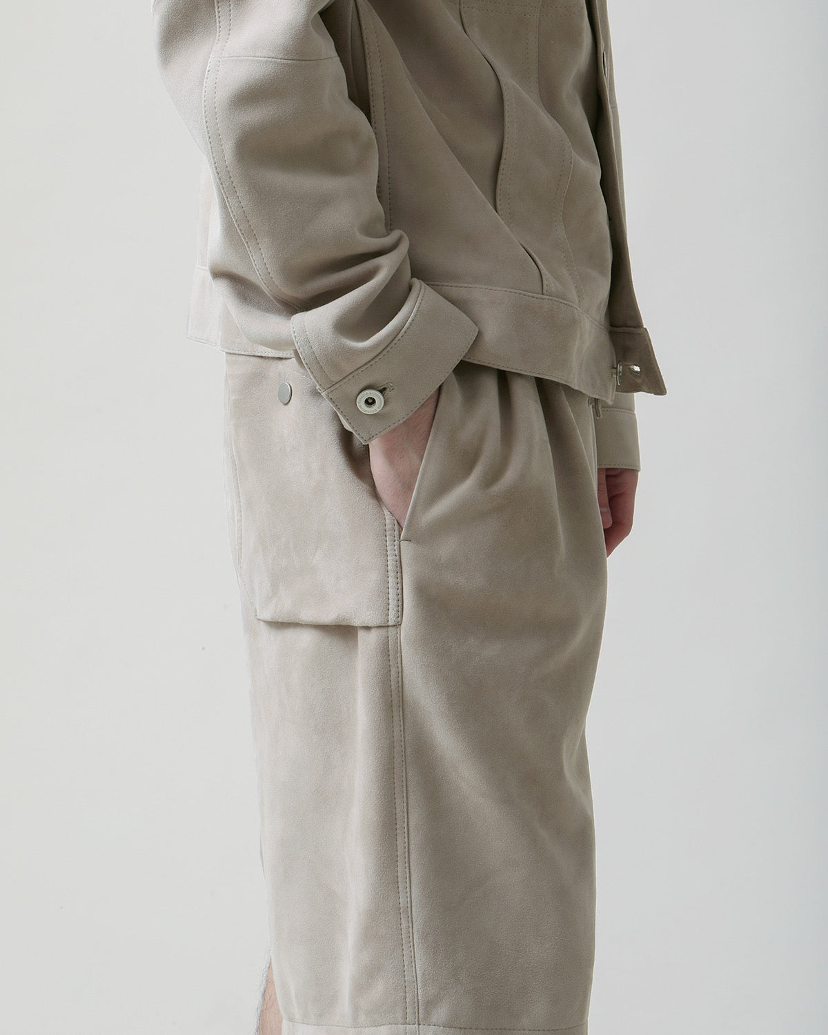 DWELLER EASY SHORTS SHEEP LEATHER