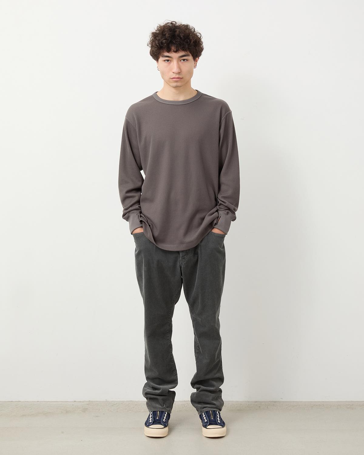 DWELLER 5P JEANS TP COTTON CORD SULFUR DYE