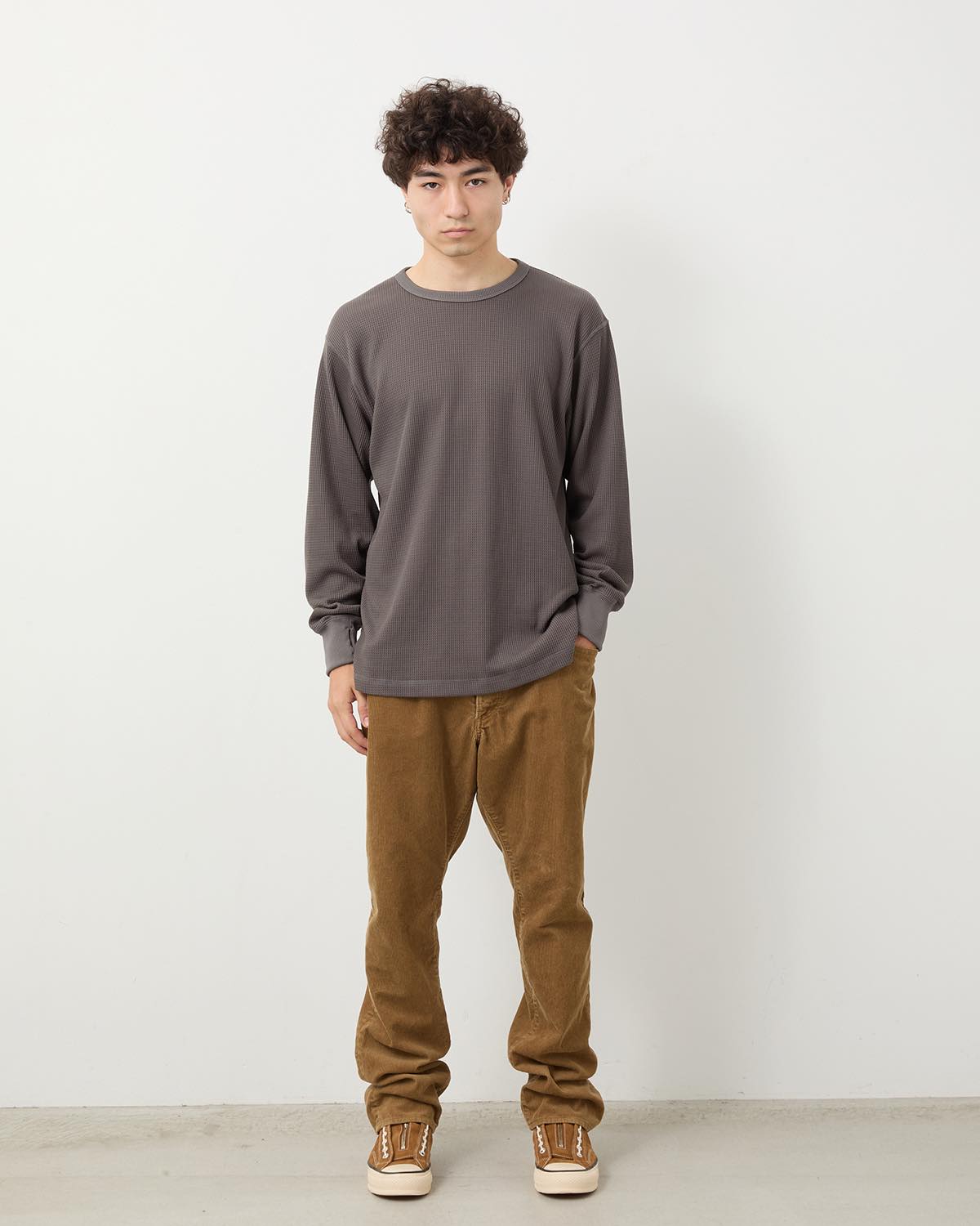 DWELLER 5P JEANS TP COTTON CORD SULFUR DYE