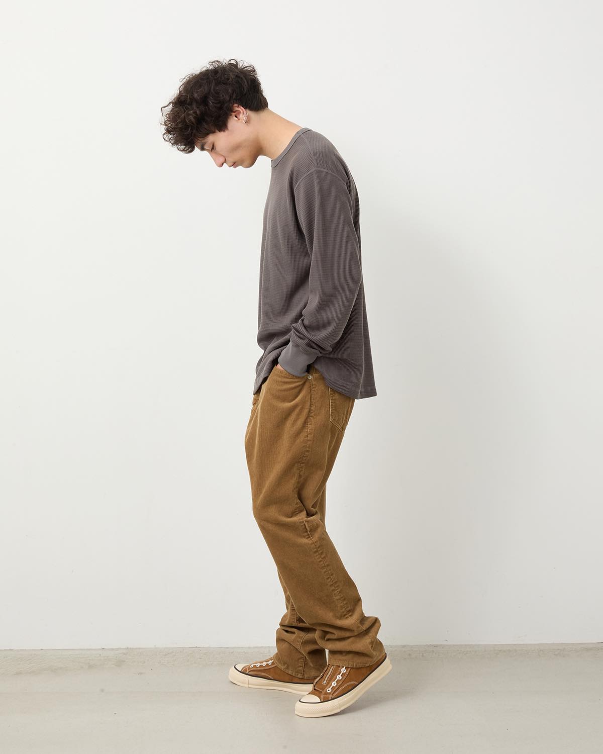 DWELLER 5P JEANS TP COTTON CORD SULFUR DYE