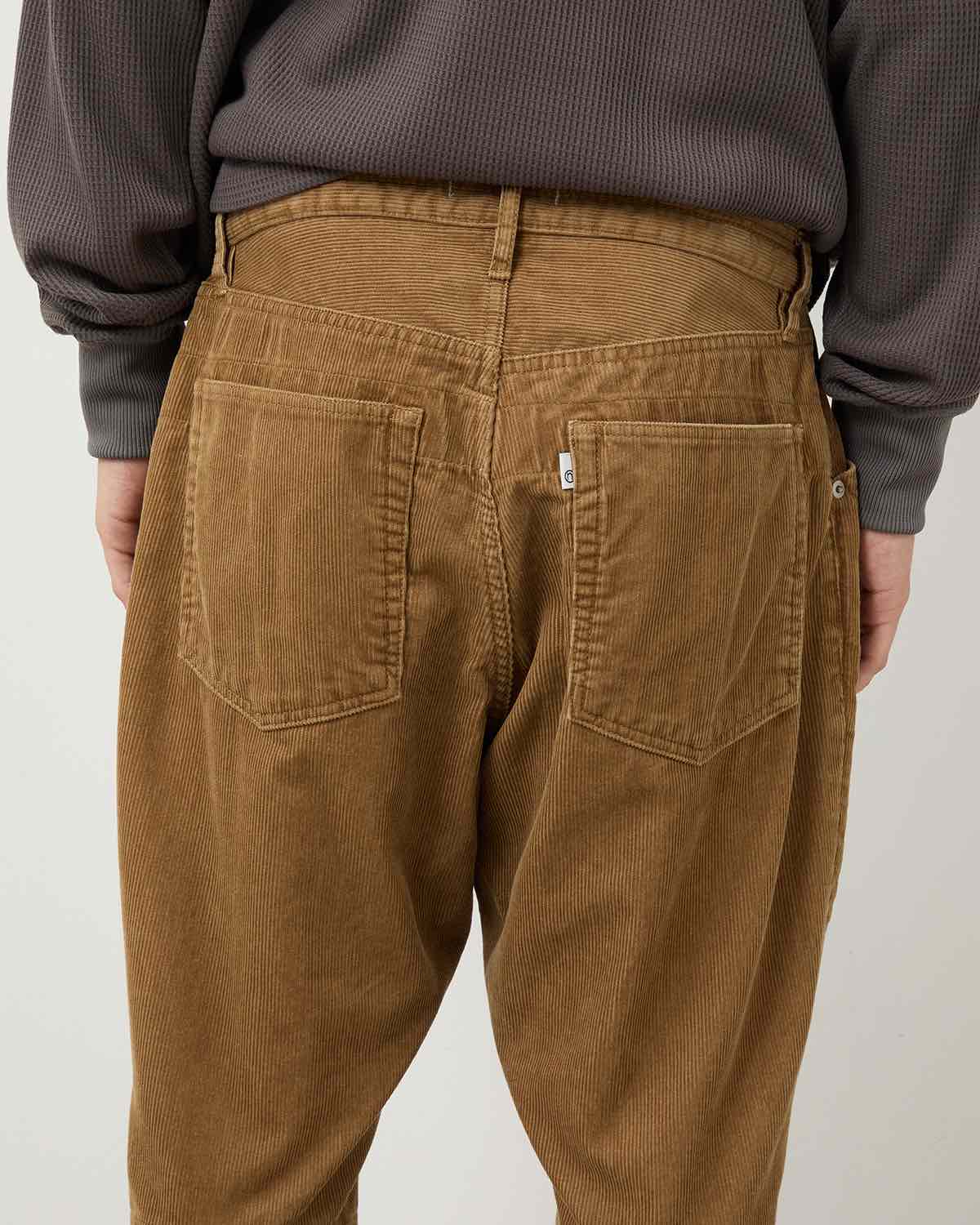 DWELLER 5P JEANS TP COTTON CORD SULFUR DYE