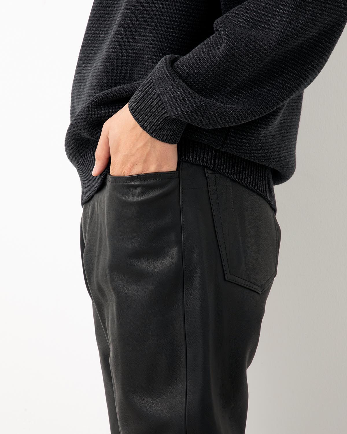 DWELLER 5P JEANS NR COW LEATHER