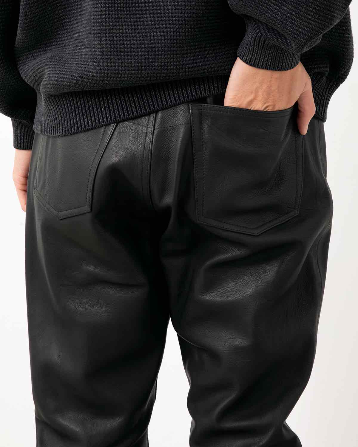 DWELLER 5P JEANS NR COW LEATHER