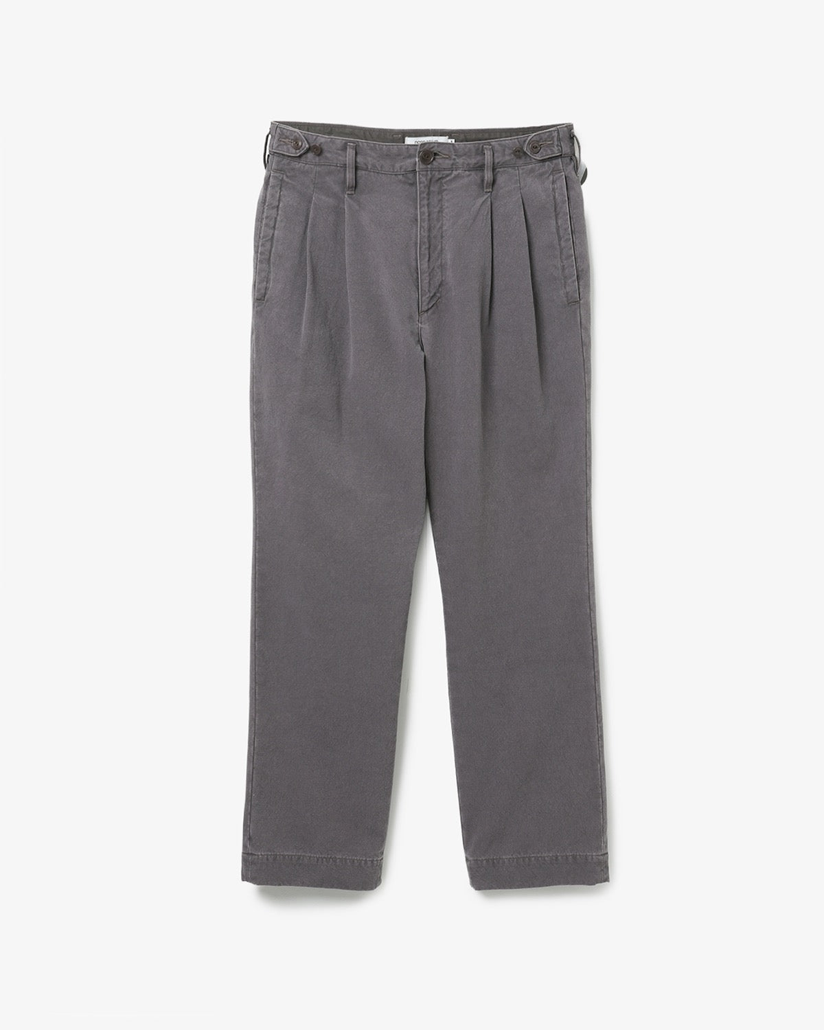 OFFICER CHINO TROUSERS C/Li CANVAS SULFUR DYE