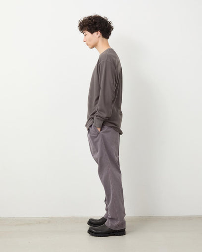 OFFICER CHINO TROUSERS C/Li CANVAS SULFUR DYE