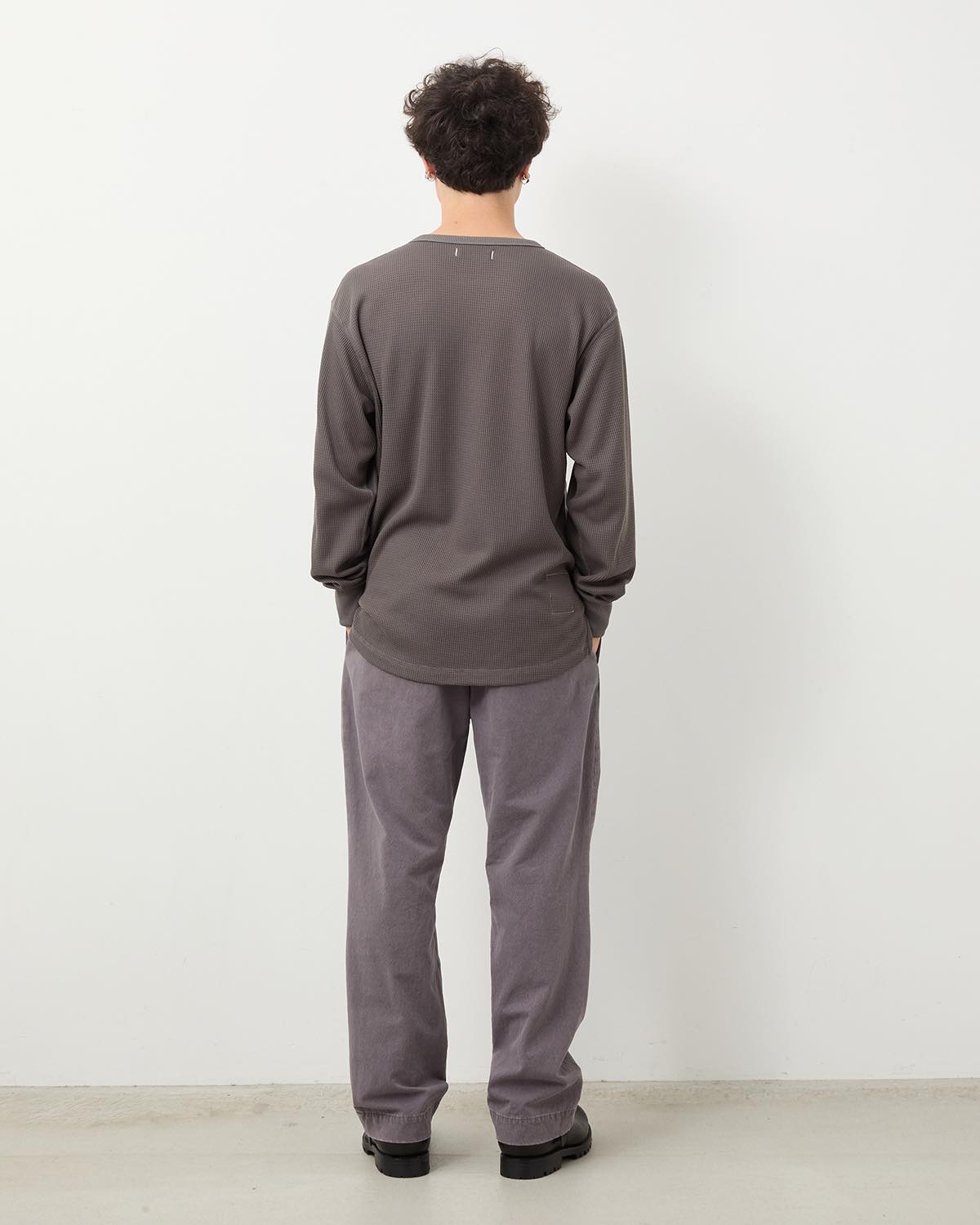 OFFICER CHINO TROUSERS C/Li CANVAS SULFUR DYE