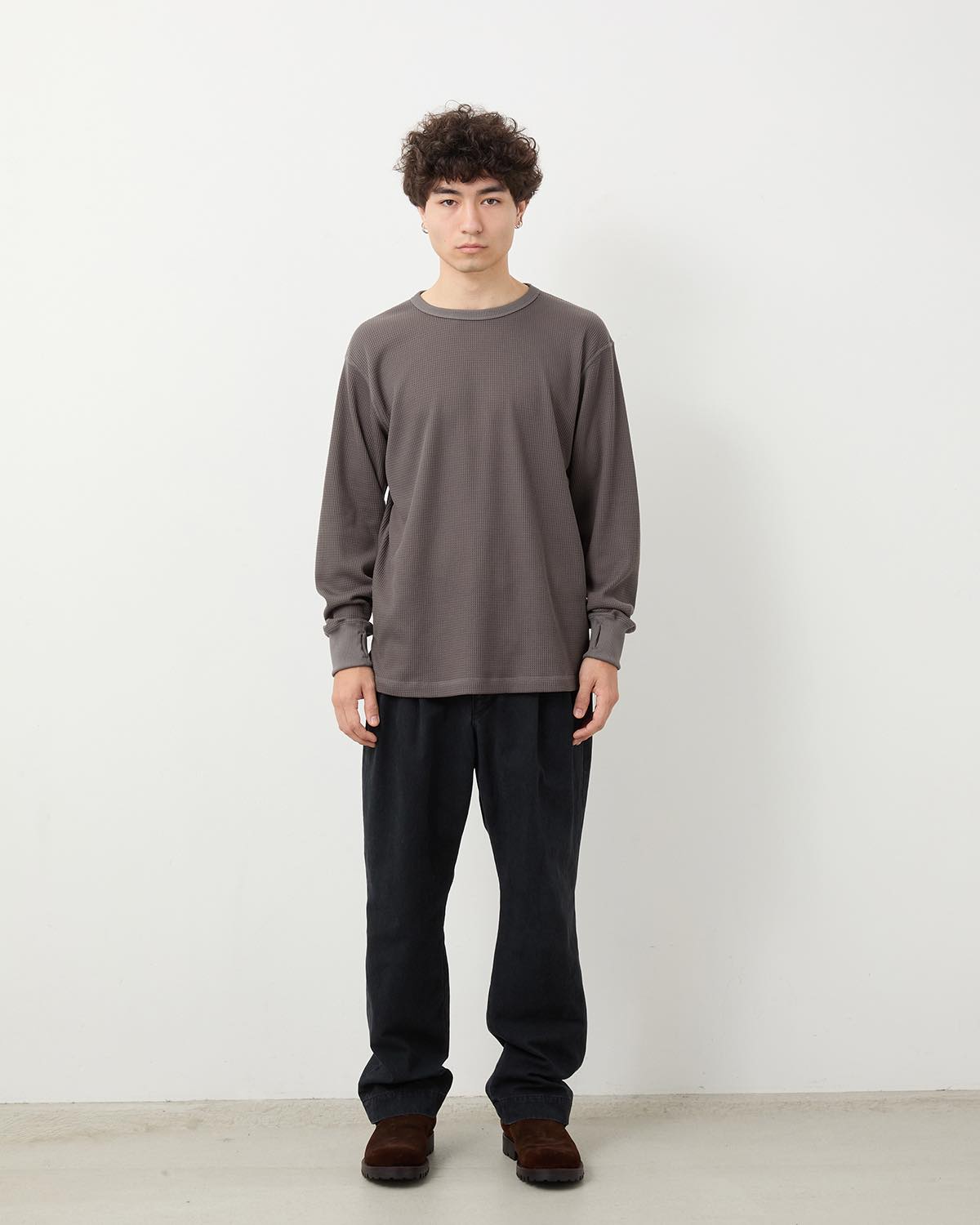 OFFICER CHINO TROUSERS C/Li CANVAS SULFUR DYE