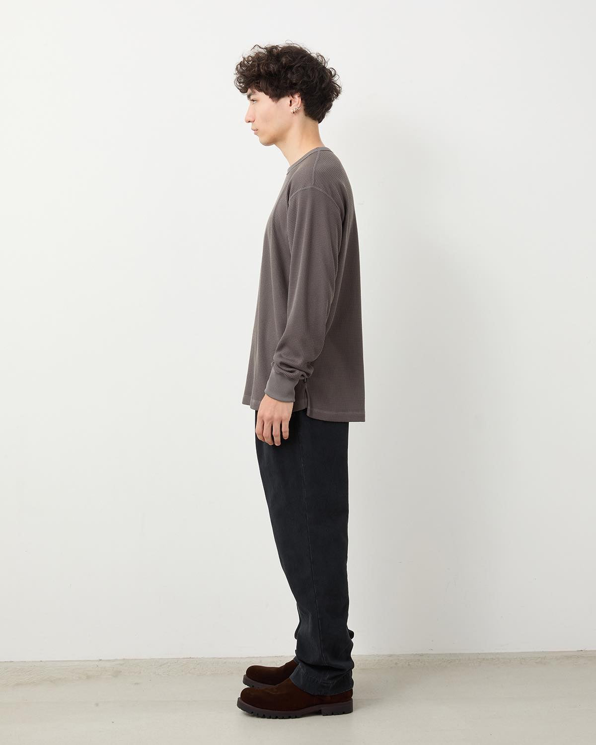 OFFICER CHINO TROUSERS C/Li CANVAS SULFUR DYE