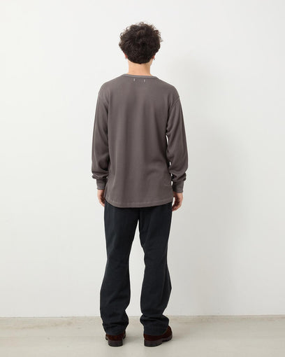 OFFICER CHINO TROUSERS C/Li CANVAS SULFUR DYE