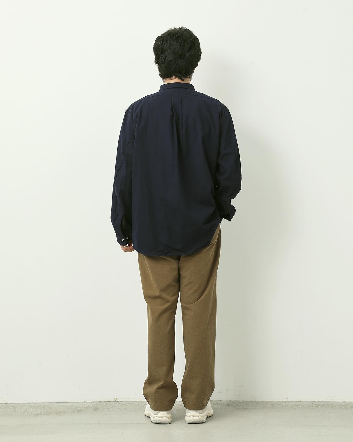 OFFICER CHINO TROUSERS C/Li CANVAS SULFUR DYE
