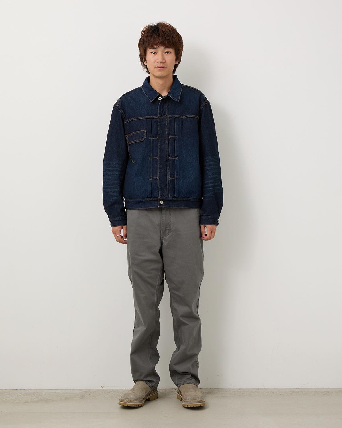 WORKER TROUSERS COTTON DRILL PIGMENT DYE