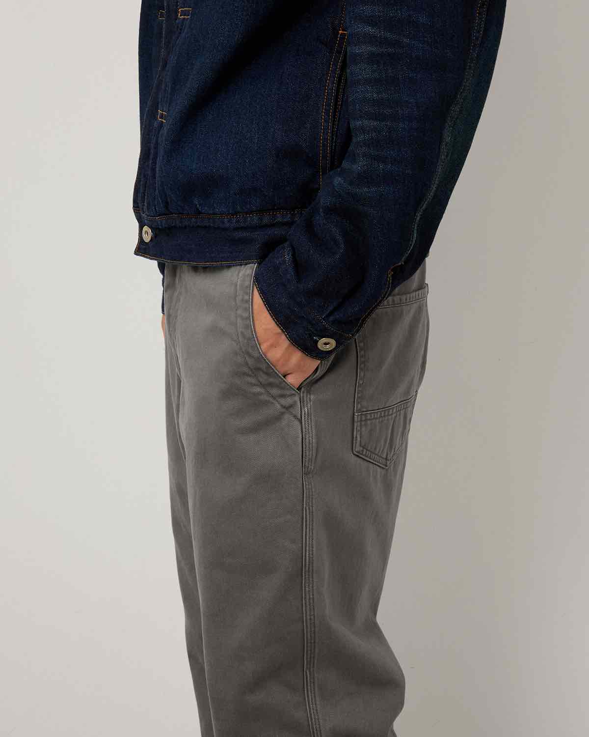 WORKER TROUSERS COTTON DRILL PIGMENT DYE