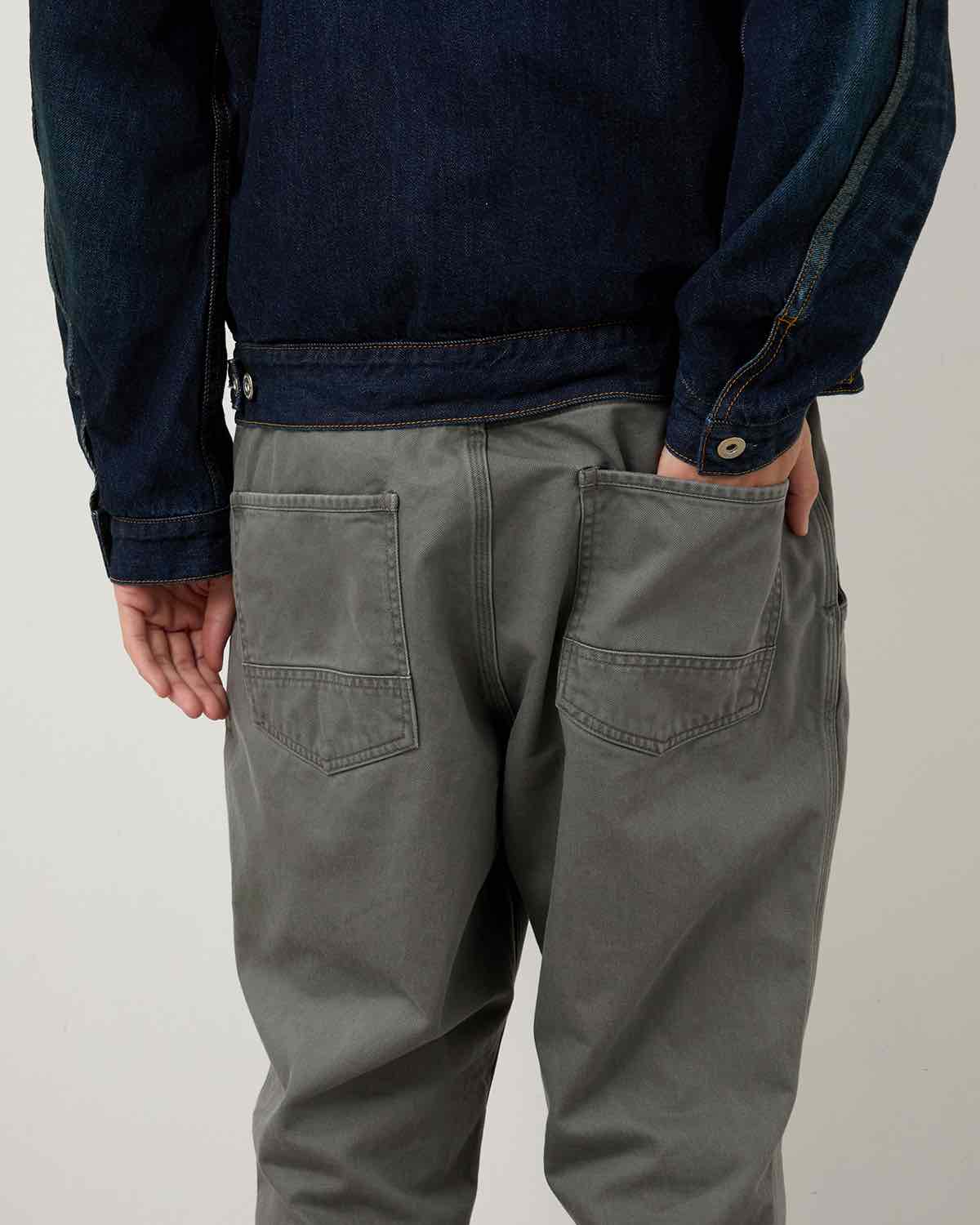 WORKER TROUSERS COTTON DRILL PIGMENT DYE