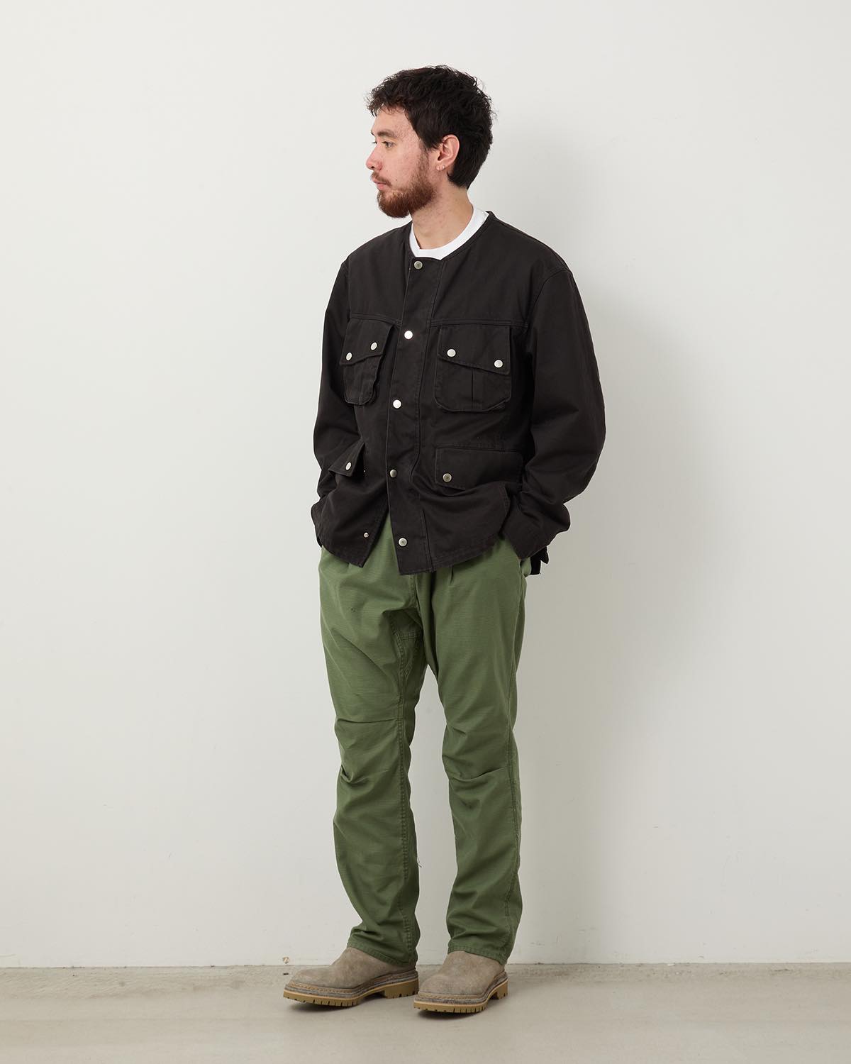 HIKER EASY PANTS COTTON BACKSATIN PIGMENT DYE