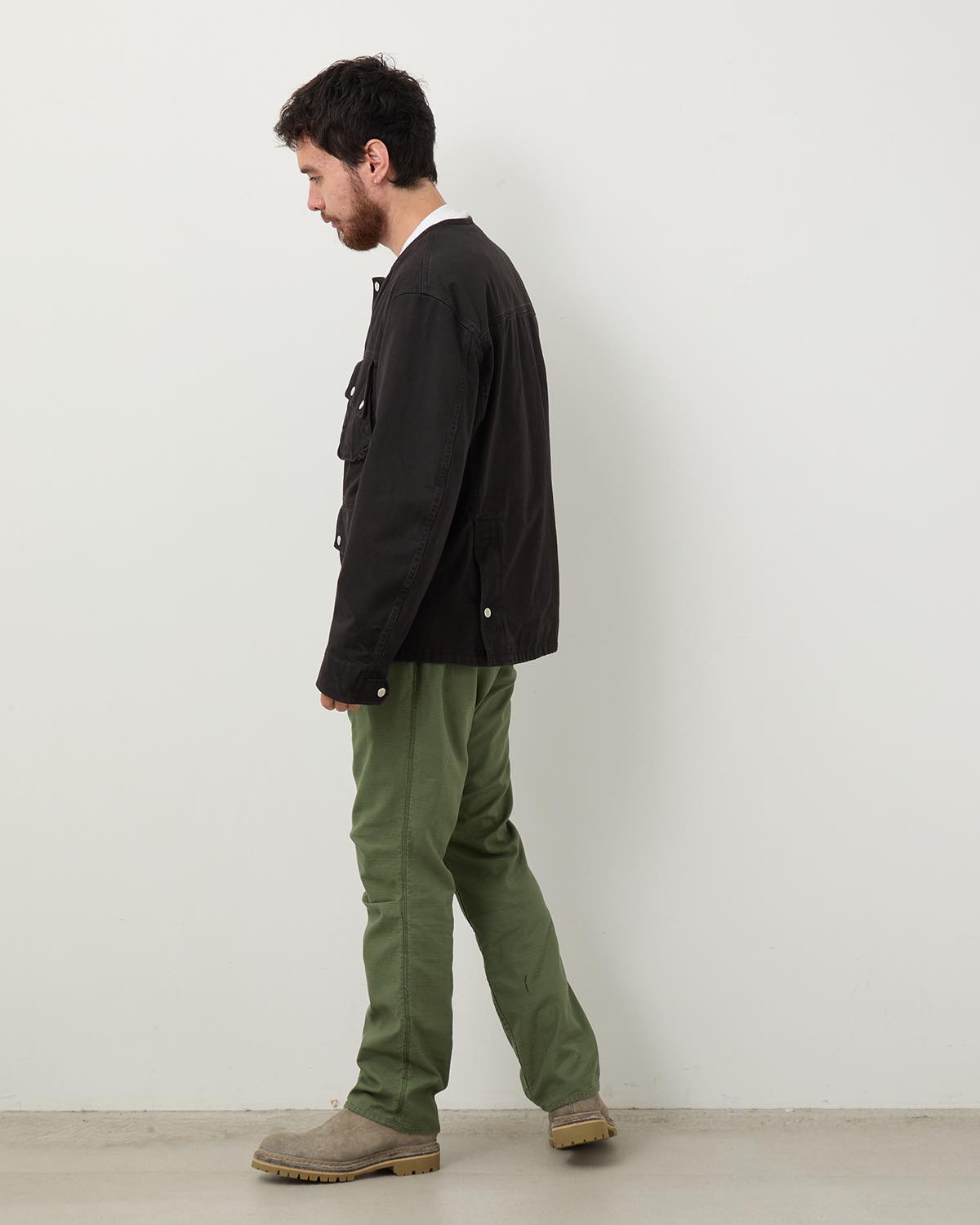HIKER EASY PANTS COTTON BACKSATIN PIGMENT DYE