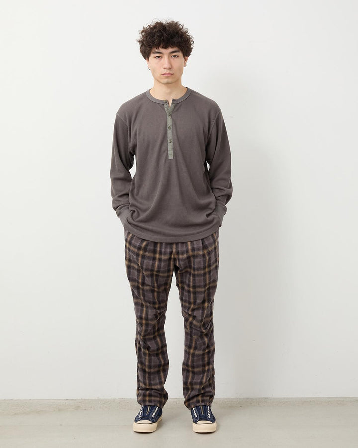 HIKER EASY PANTS COTTON FLANNEL OMBRE CHECK