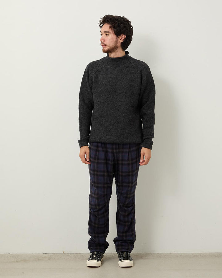 HIKER EASY PANTS COTTON FLANNEL OMBRE CHECK