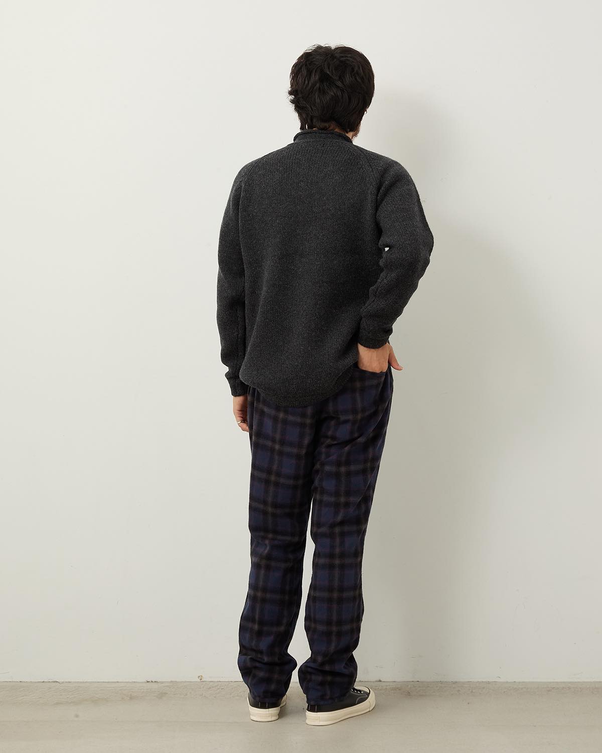 HIKER EASY PANTS COTTON FLANNEL OMBRE CHECK