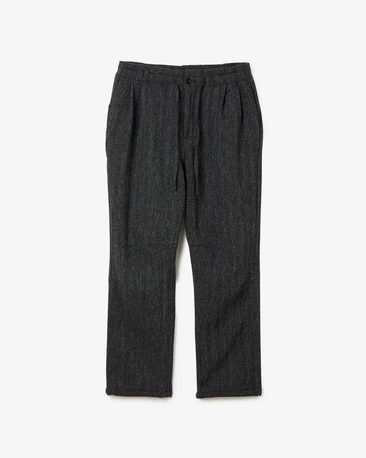 WANDERER EASY PANTS WOOL HERRINGBONE